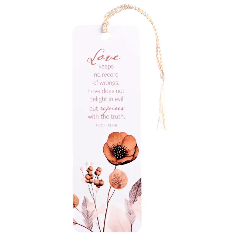 Tassel Bookmark Love Keeps No Record Dicksons Inc
