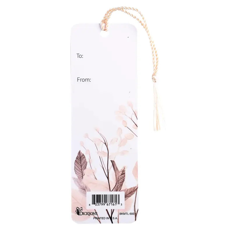 Tassel Bookmark Love Keeps No Record Dicksons Inc