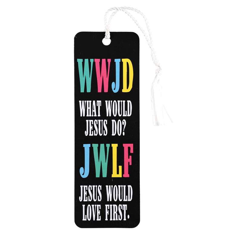 Tassel Bookmark WWJD Jesus Would Love Dicksons Inc