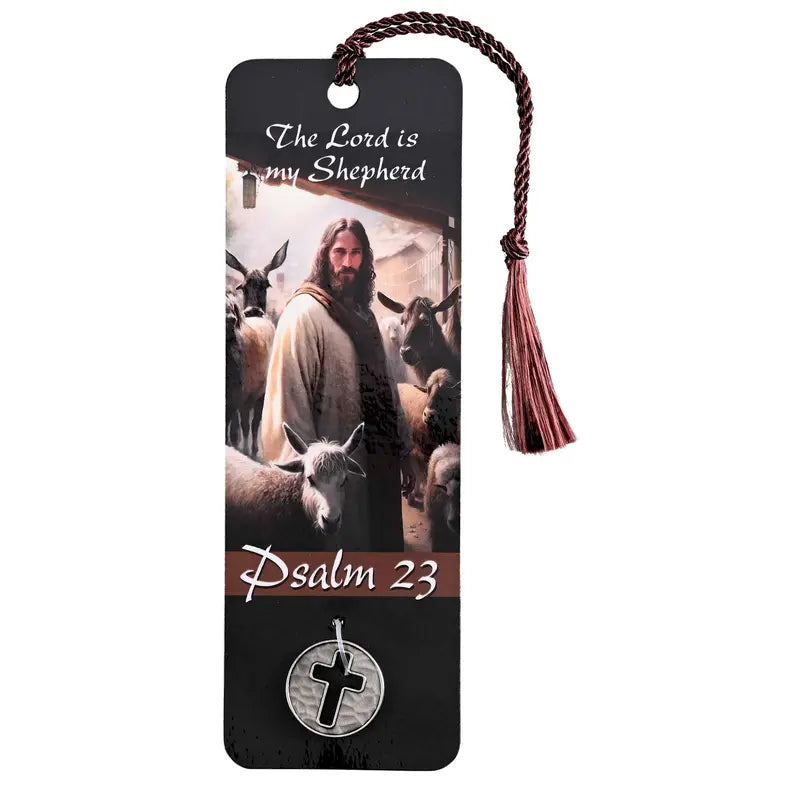 Tassel Coin Bookmark Psalm 23 Cross Dicksons Inc