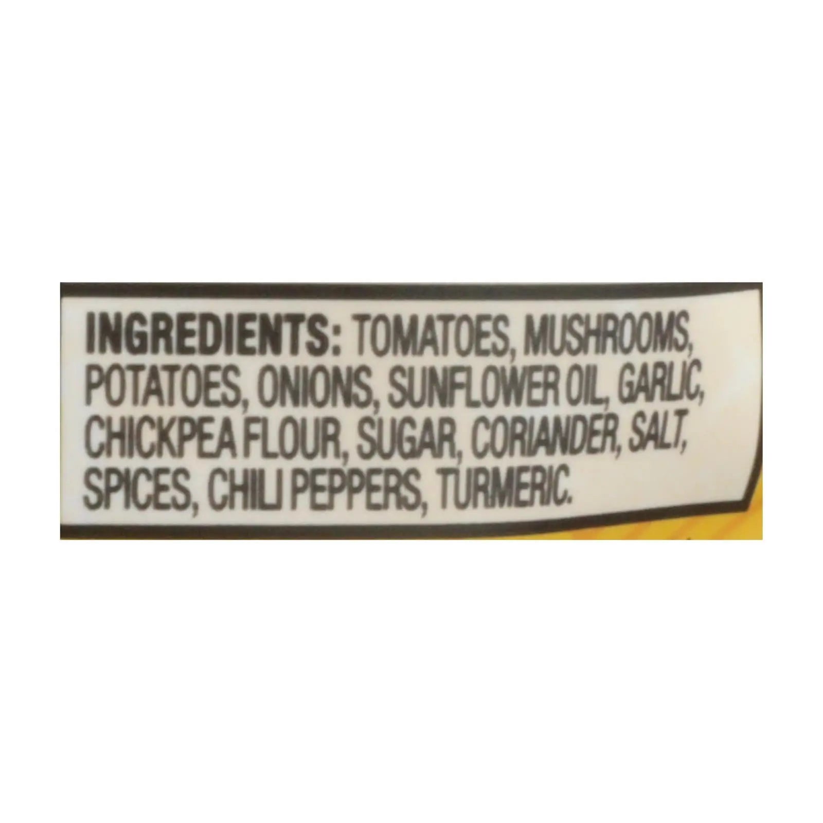 Tasty Bite Entree - Indian Cuisine - Mushroom Masala - 10 Oz - Case Of 6 Tasty Bite