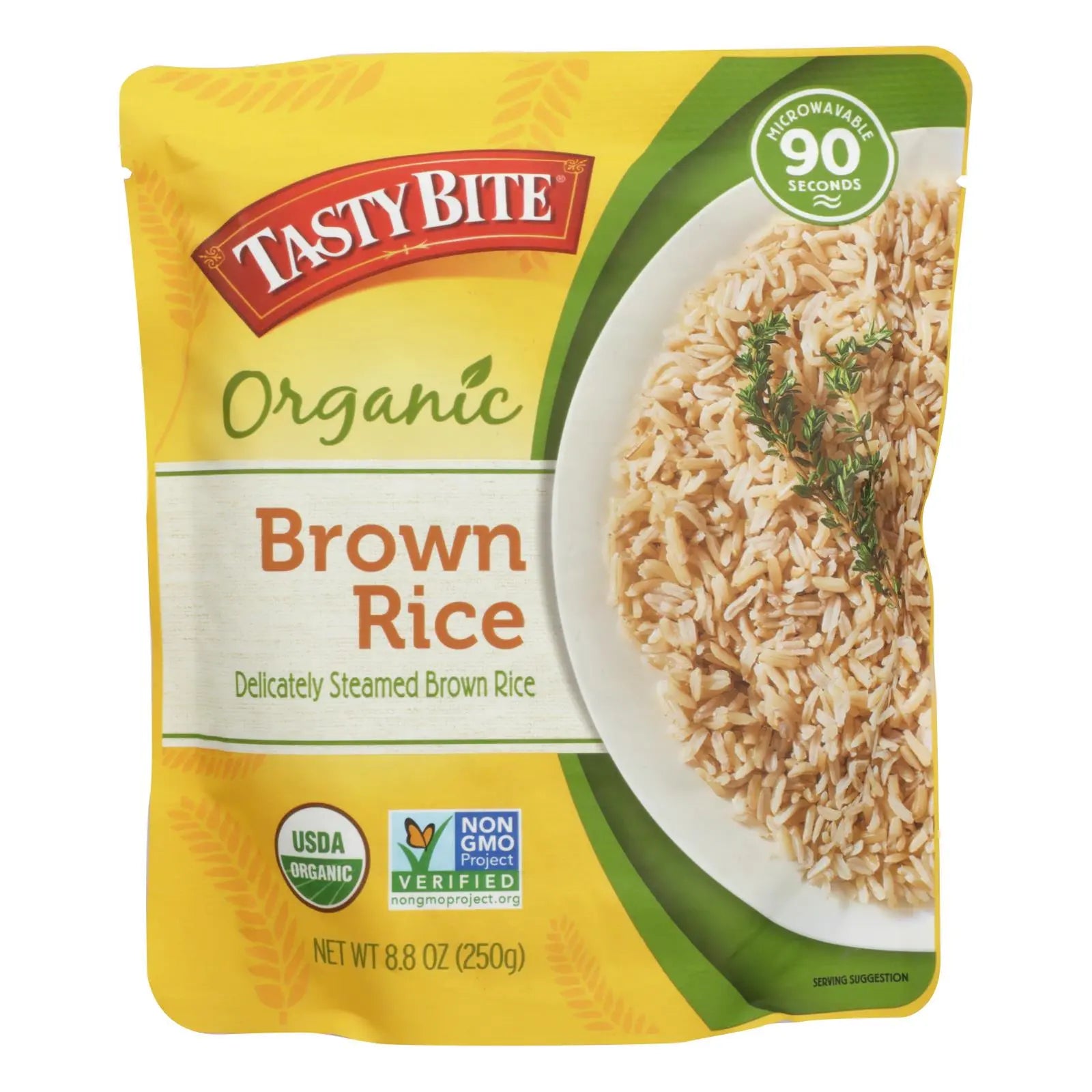 Tasty Bite - Rice Brown - Case Of 12 - 8.8 Oz Tasty Bite