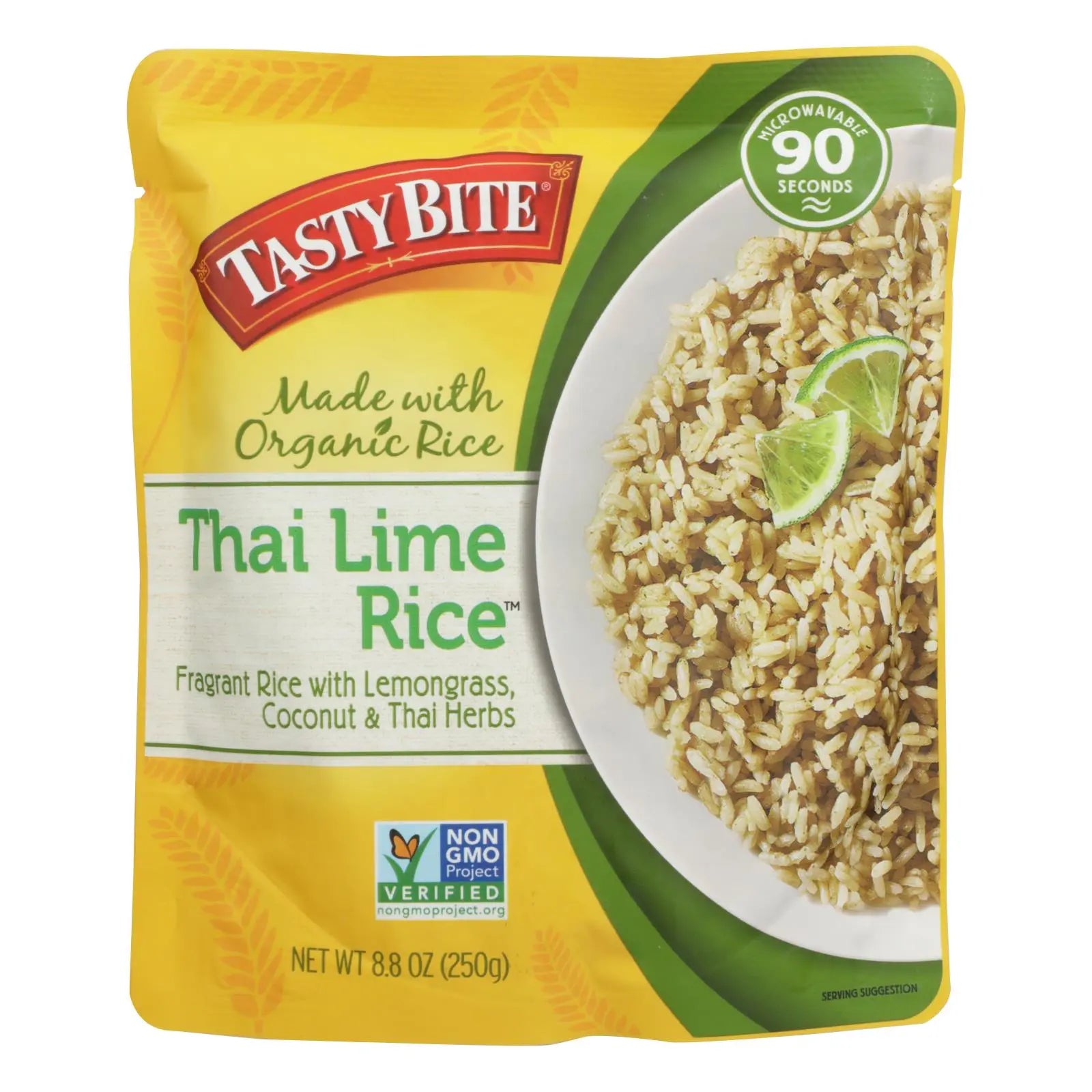 Tasty Bite Rice - Thai Lime - 8.8 Oz - Case Of 6 Tasty Bite