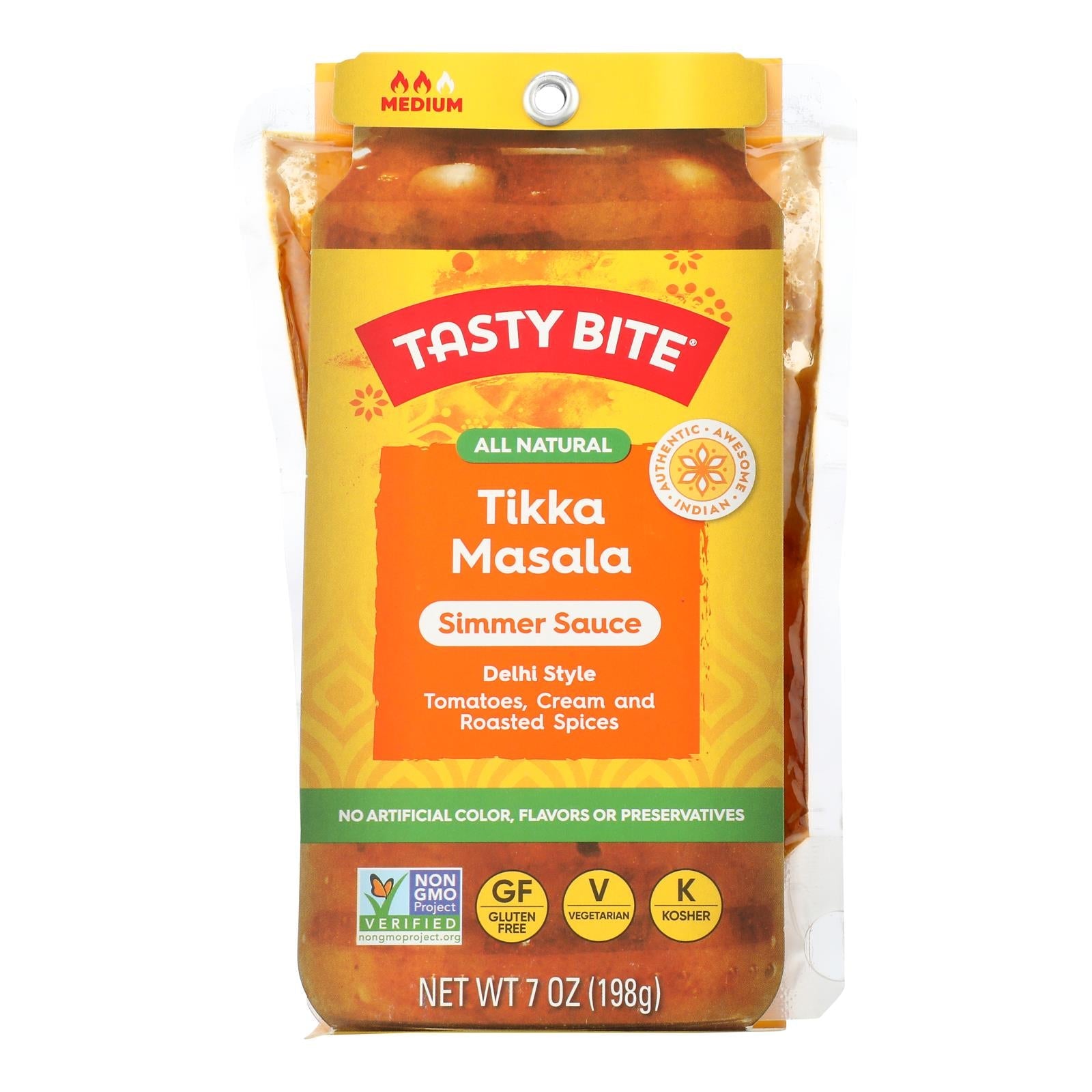 Tasty Bite - Simmer Sauce Tikka Masala - Cs Of 10-7 Oz Tasty Bite