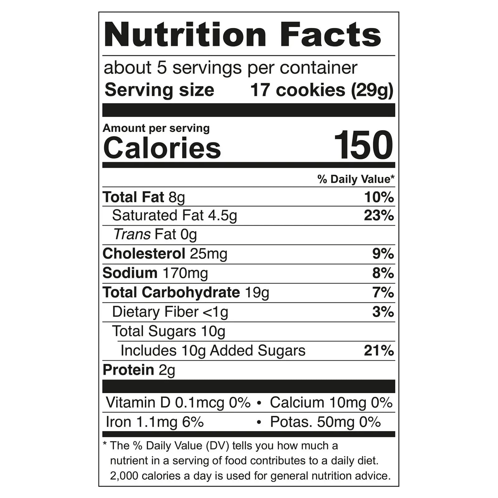 Tate's Bake Shop - Cookie Tny Chocolate Chip - Cs Of 6-5.5 Oz Tate's Bake Shop