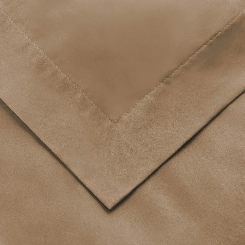 Taupe Twin Cotton Washable Duvet Cover Set With Sham Homeroots Bed & Bath