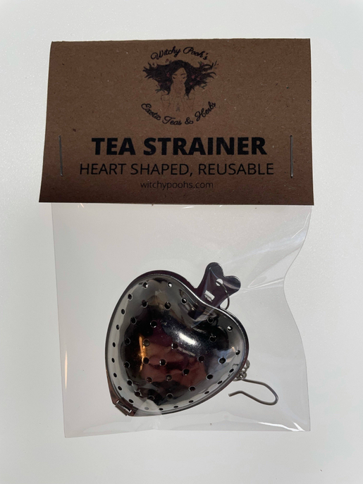 Tea Strainers Heart Shaped Witchy Pooh's Exotic Teas & Herbs