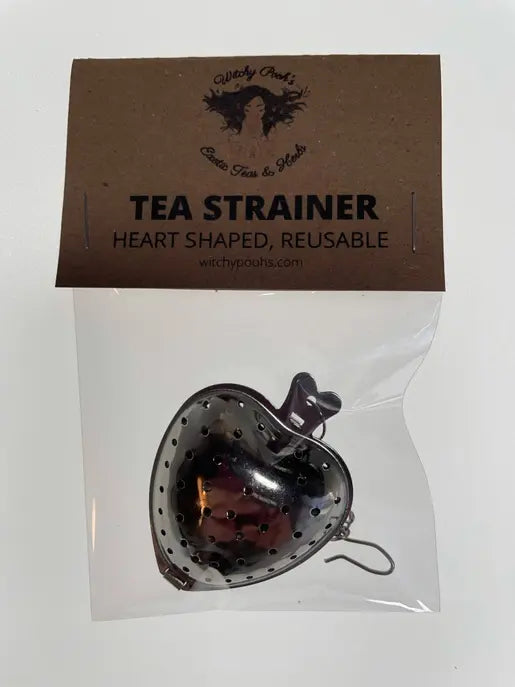 Tea Strainers Heart Shaped Witchy Pooh's Exotic Teas & Herbs