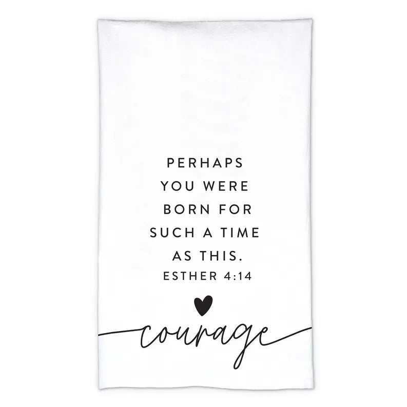 Tea Towel Hold Onto Hope Courage Dicksons Inc