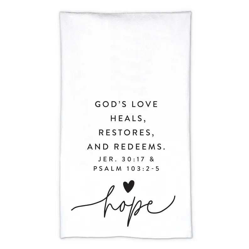 Tea Towel Hold Onto Hope Hope Dicksons Inc