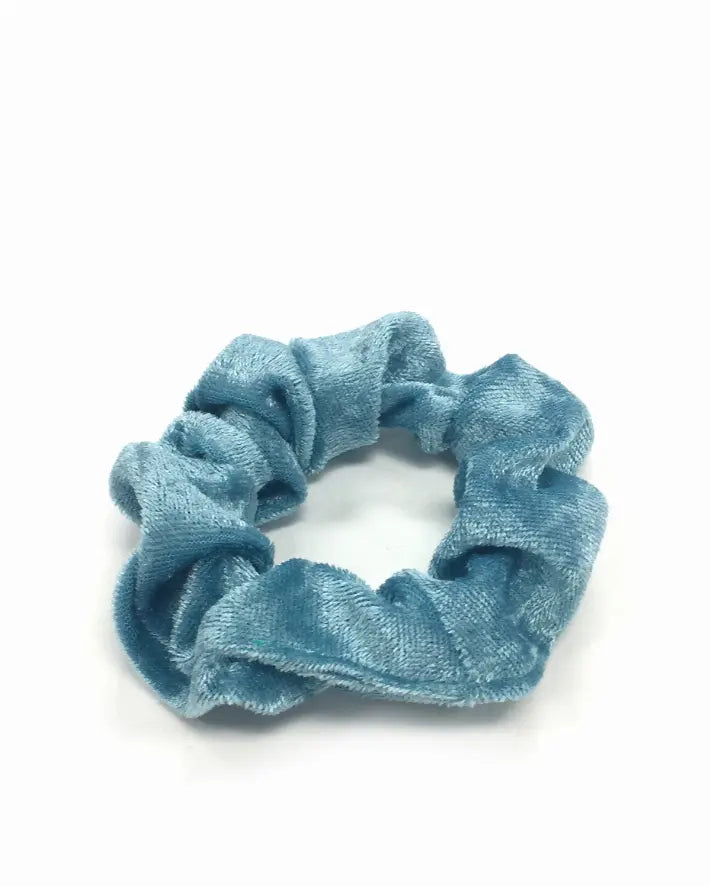 Teal Velvet Scrunchie Vi Bella