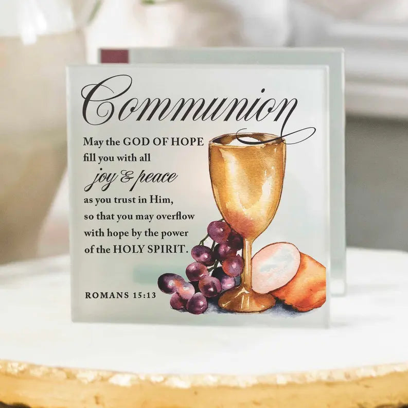 Tealight Communion Romans 15:13 Dicksons Inc