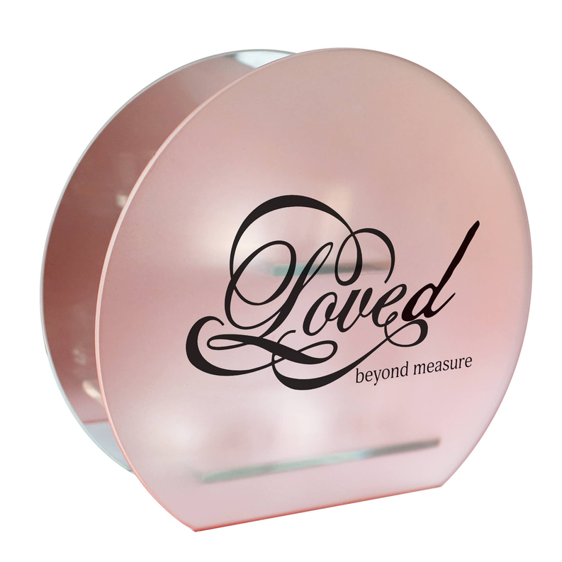 Tealight Holder Loved Beyond Blush Dicksons Inc