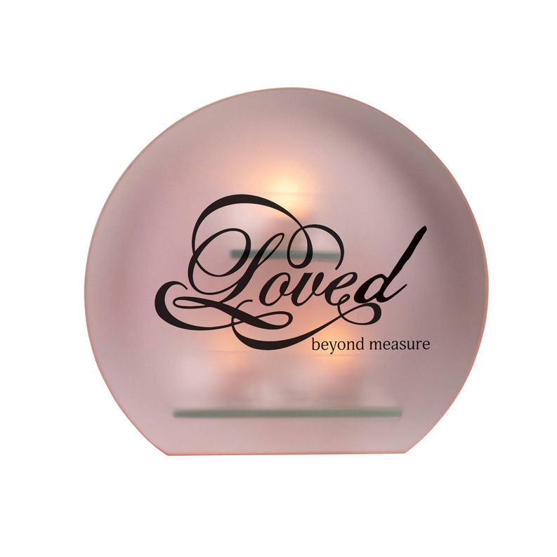 Tealight Holder Loved Beyond Blush Dicksons Inc