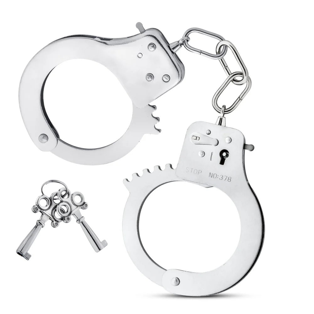 Temptasia Beginner Cuffs Silver Blush Novelties