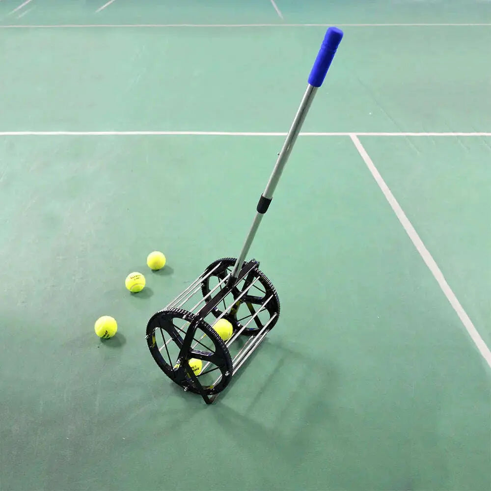 Tennis-Ball-Picker-55-Balls-Capacity-Tennis-Balls-Retriever-Ball-Hopper-Roller-Tennis-Training-Accessories-GreatEagleInc-334151859