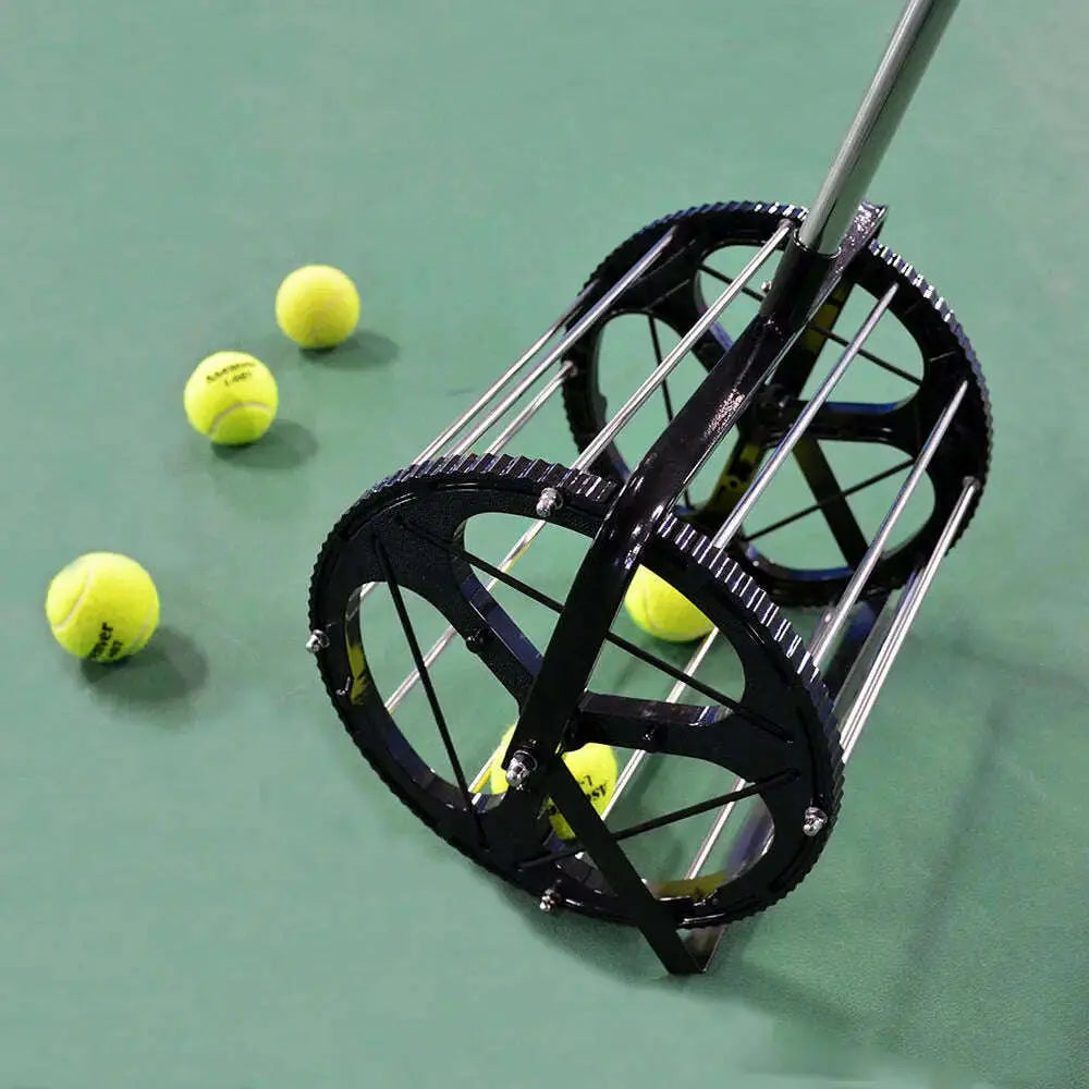 Tennis-Ball-Picker-55-Balls-Capacity-Tennis-Balls-Retriever-Ball-Hopper-Roller-Tennis-Training-Accessories-GreatEagleInc-334152311