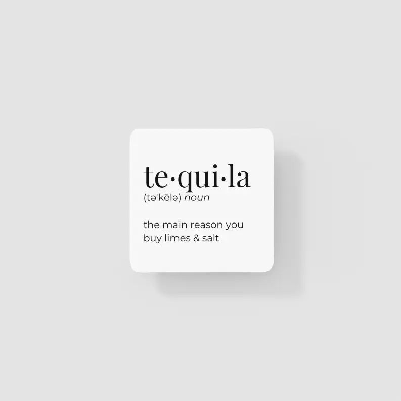 Tequila Coaster Black Cat Bazaar