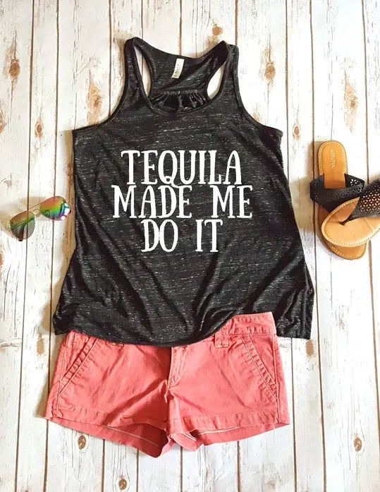 Tequila made me do it Women's Tank Top BLN Designs