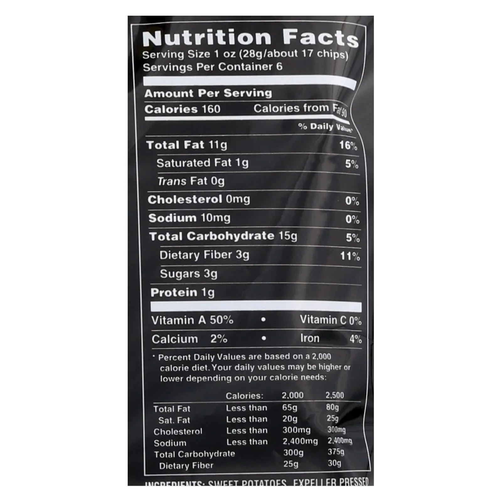Terra Chips - Chip Sweet Potato Plain - Case Of 12-5 Ounces Terra