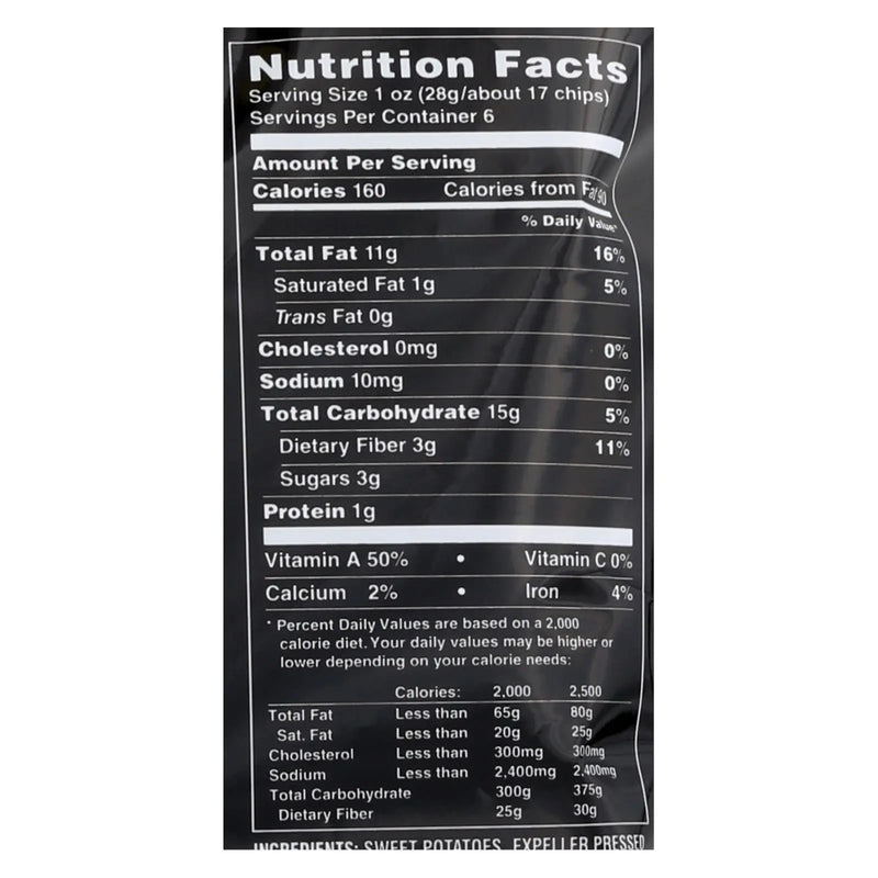 Terra Chips - Chip Sweet Potato Plain - Case Of 12-5 Ounces Terra