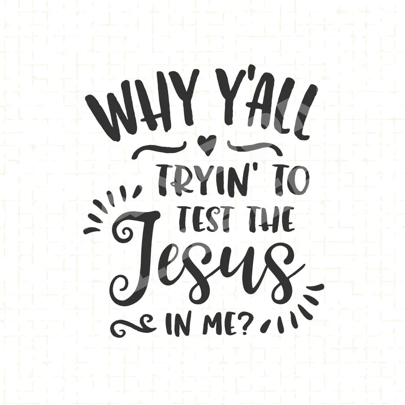 Test the Jesus in Me Kitchen Towel The 308 Collective