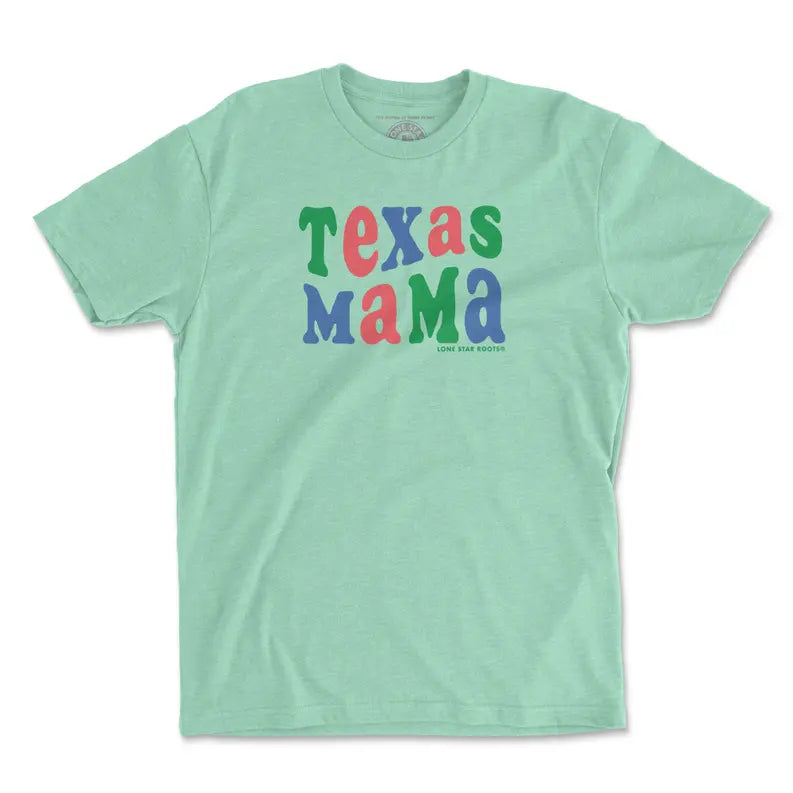 Texas Mama Fiesta Wave T-Shirt Lone Star Roots