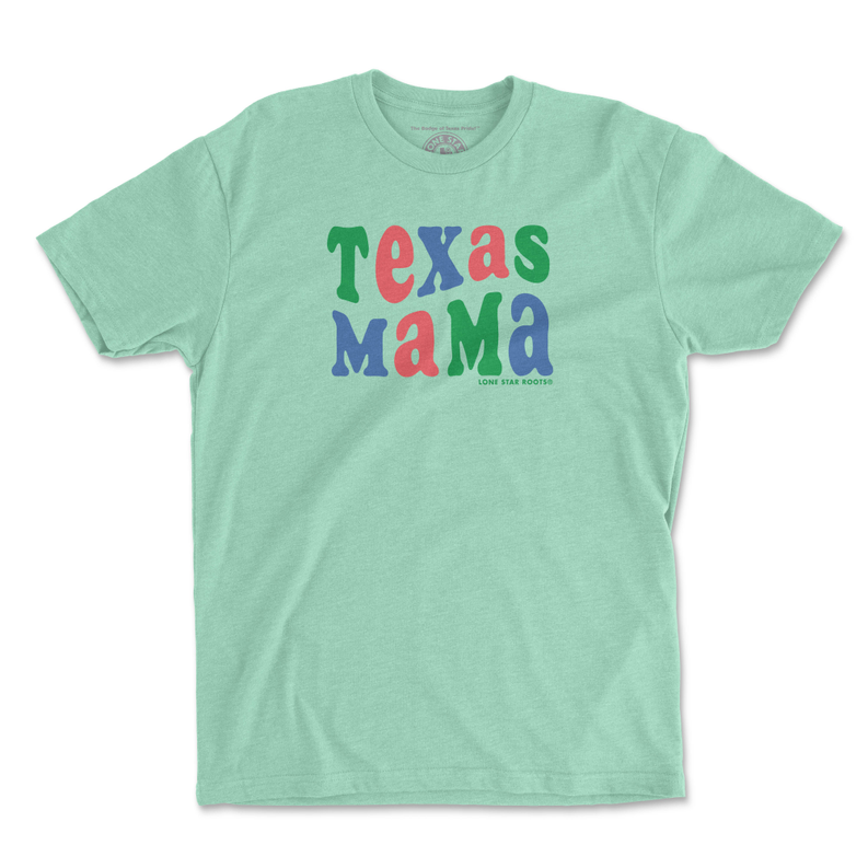 Texas Mama Fiesta Wave T-Shirt Lone Star Roots