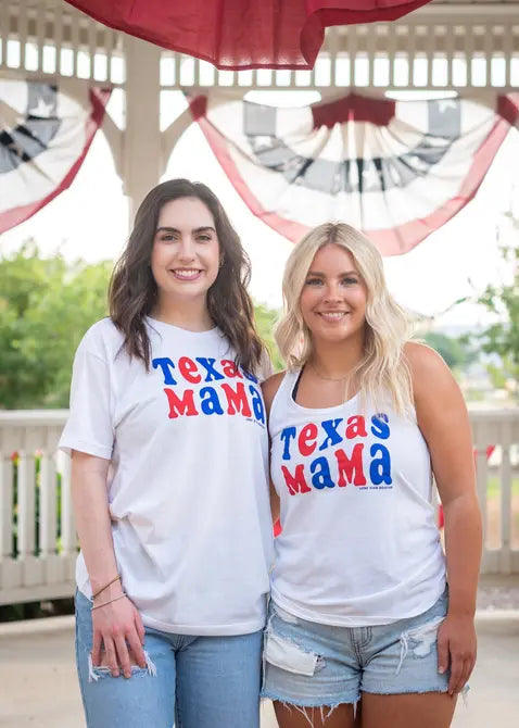 Texas Patriotic Mama T-Shirt Lone Star Roots