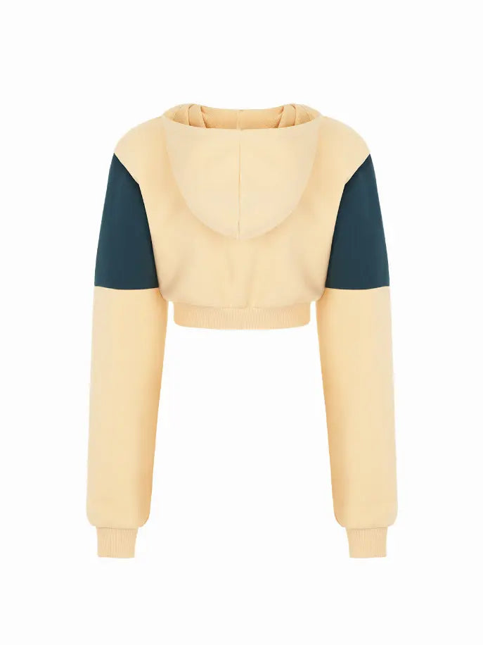 Text Print Cropped Sweatshirt Monique Store