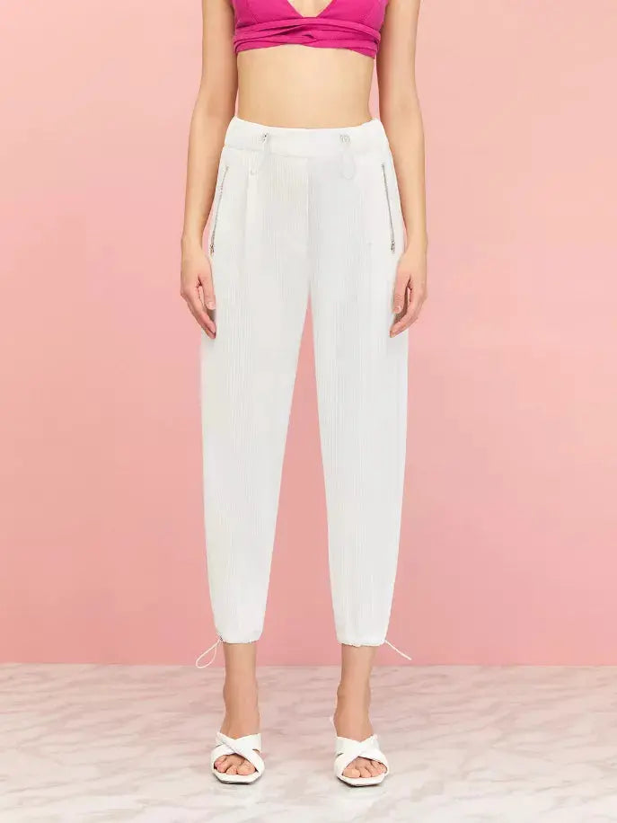 Textured Jogging Pants Nocturne