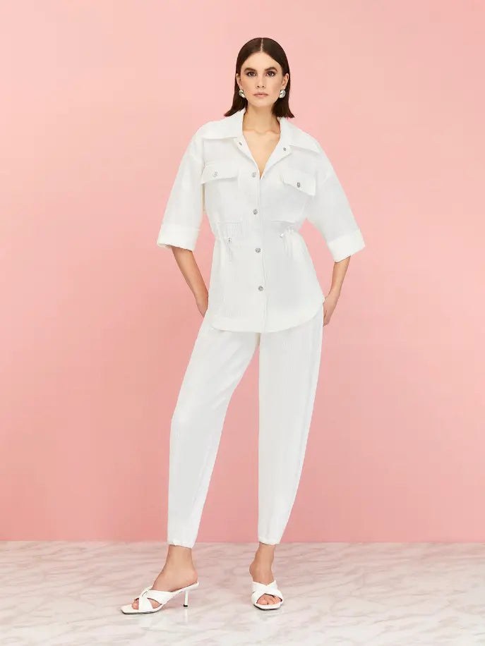 Textured Jogging Pants Nocturne