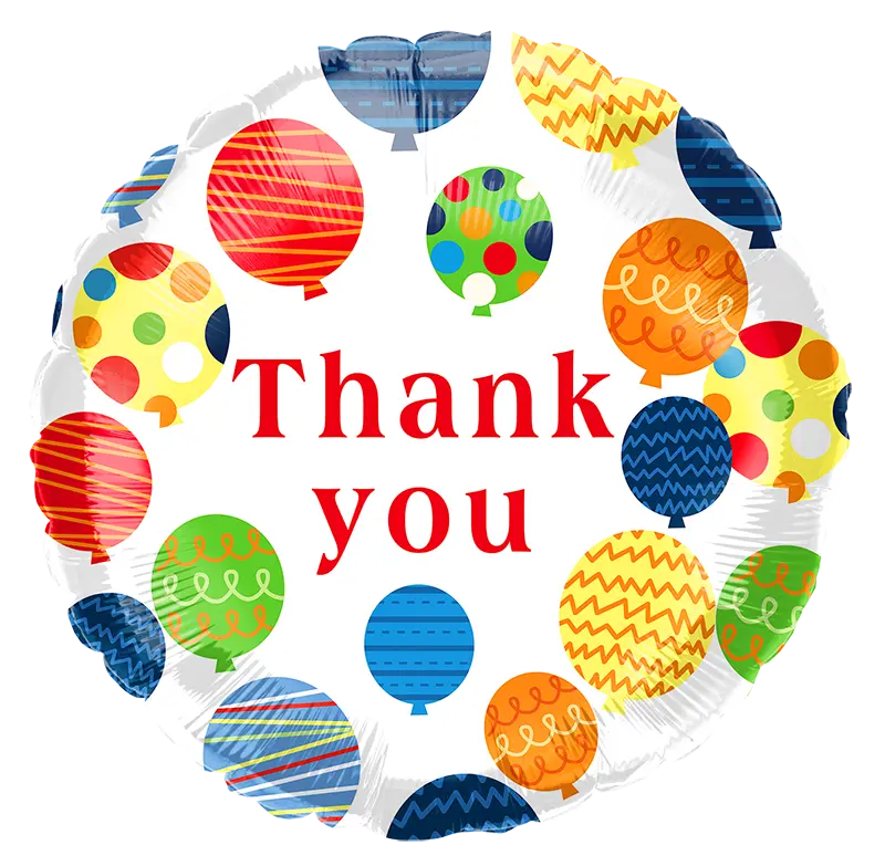 Thank You Mylar Balloon Harnel
