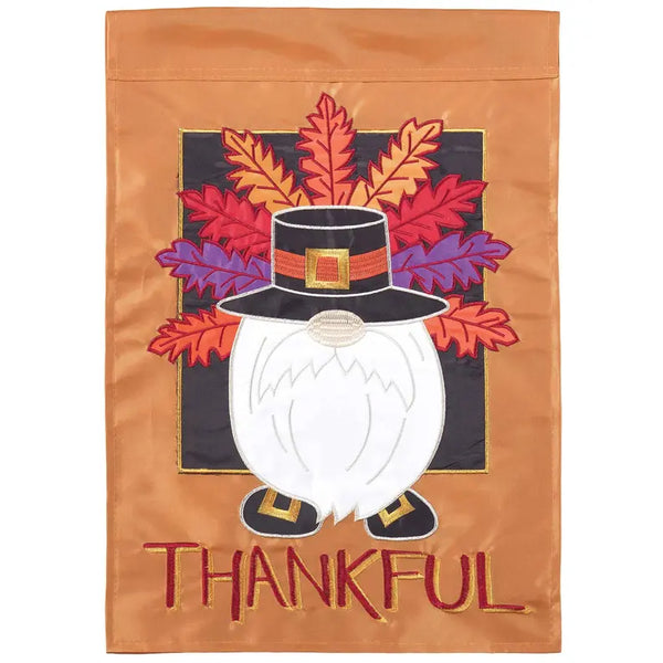 Thankful Gnome Flag Poly Garden Dicksons Inc