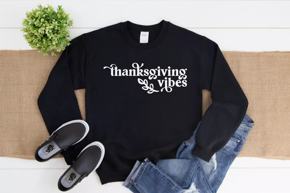 Thanksgiving Vibes Sweatshirt Bella Bean