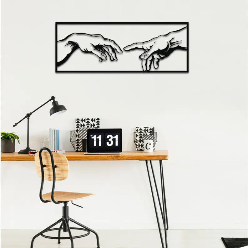 The Creation of Adam Metal Wall Art Monique Store