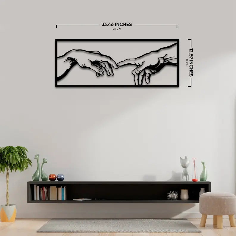 The Creation of Adam Metal Wall Art Monique Store