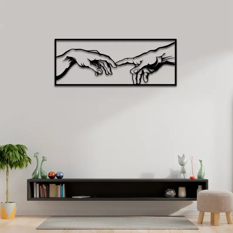 The Creation of Adam Metal Wall Art Monique Store