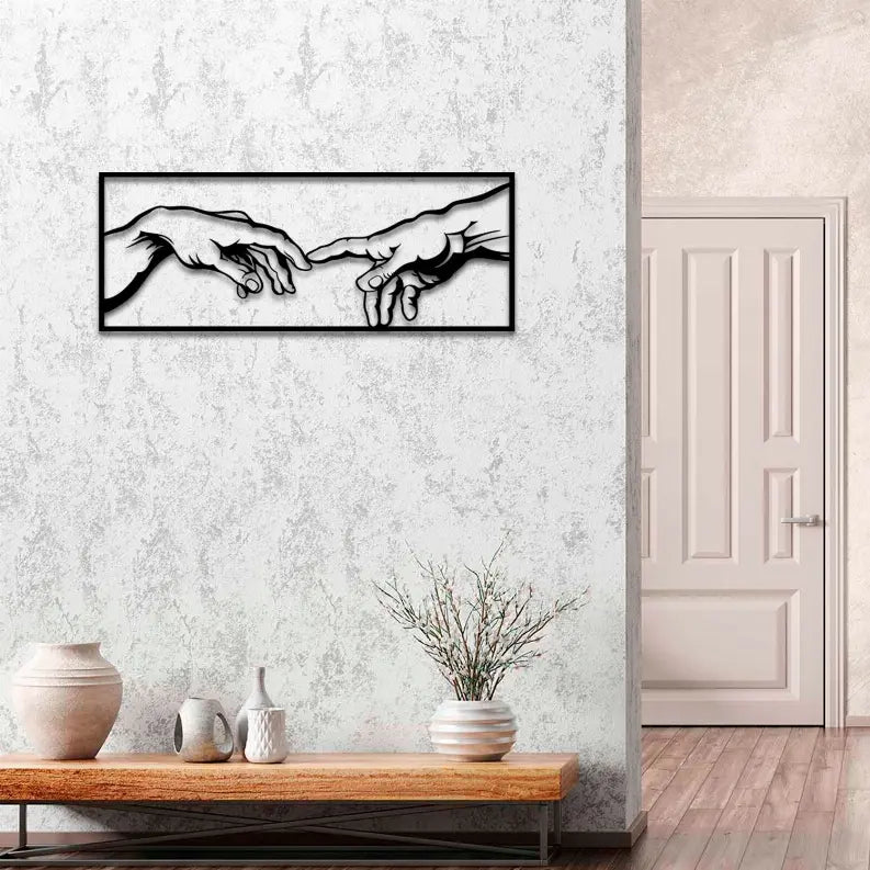 The Creation of Adam Metal Wall Art Monique Store