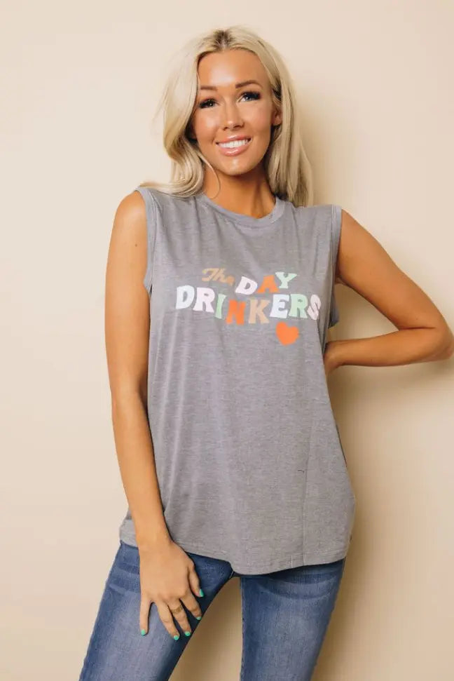 The Day Drinkers Tank Stay Warm in Style