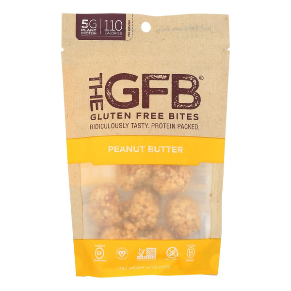 The Gfb - Bites Peanut Butter Gluten Free - Case Of 6 - 4 Oz The Gfb