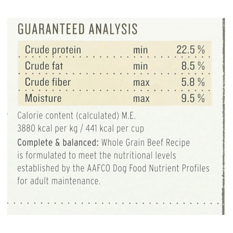 The Honest Kitchen - Dog Food - Whole Grain Beef Recipe - Case Of 6 - 2 Lb. The Honest Kitchen