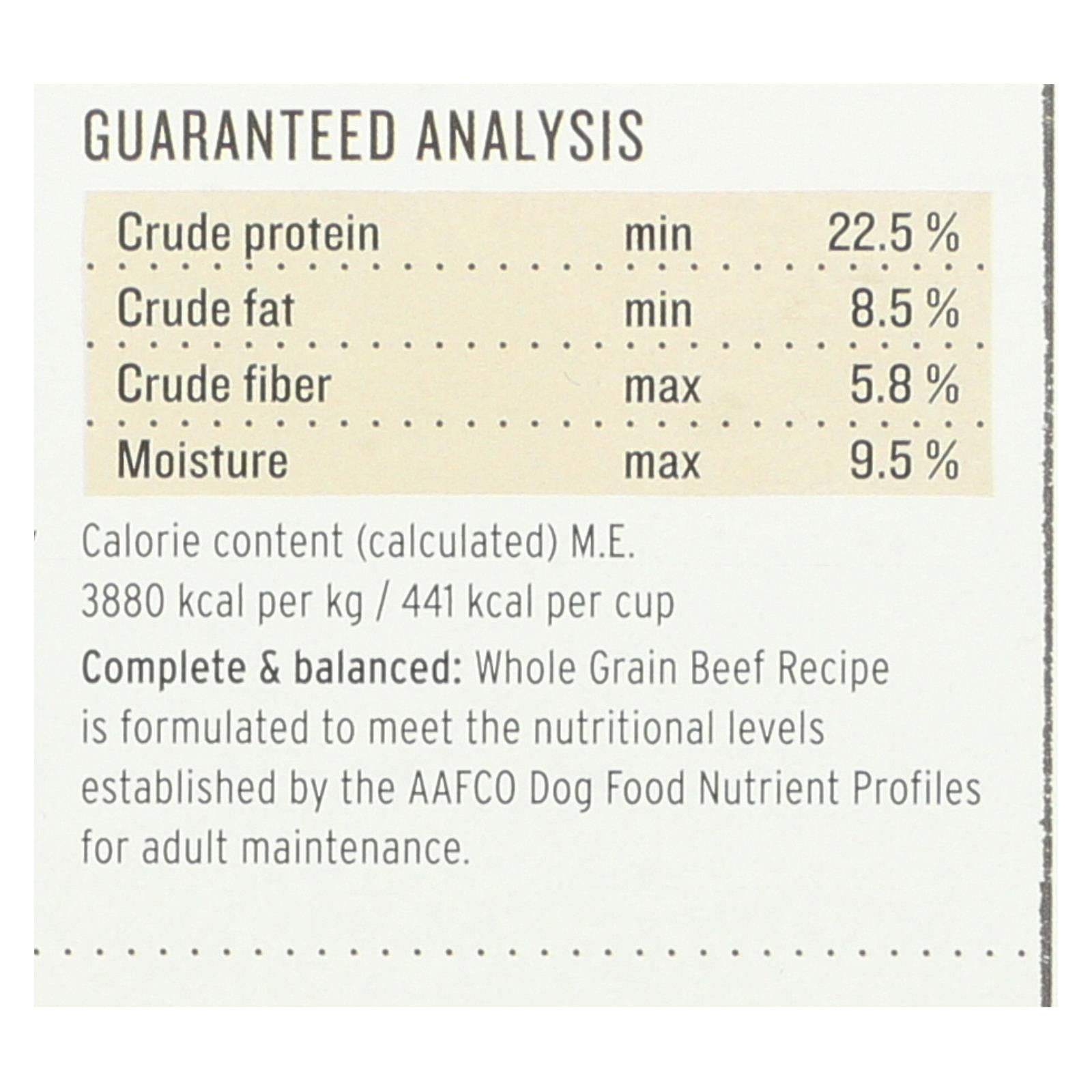 The Honest Kitchen - Dog Food - Whole Grain Beef Recipe - Case Of 6 - 2 Lb. The Honest Kitchen