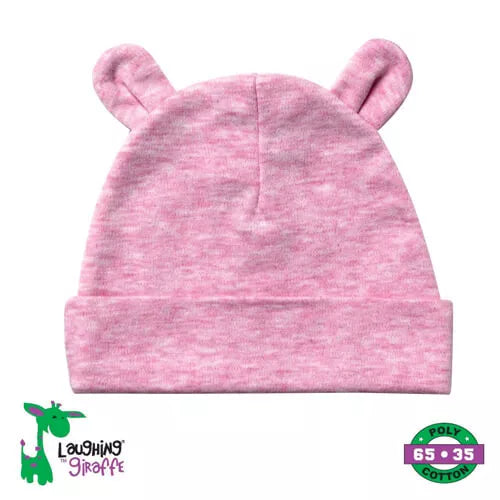 The Laughing Giraffe Baby Bear Ears Beanie Hat Kids Blanks