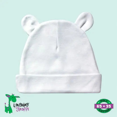 The Laughing Giraffe Baby Bear Ears Beanie Hat Kids Blanks