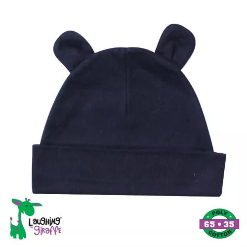 The Laughing Giraffe Baby Bear Ears Beanie Hat Kids Blanks