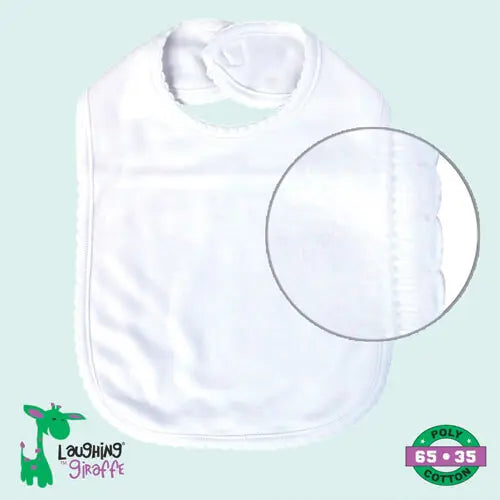The Laughing Giraffe Baby Bibs With Scallop Trim Kids Blanks