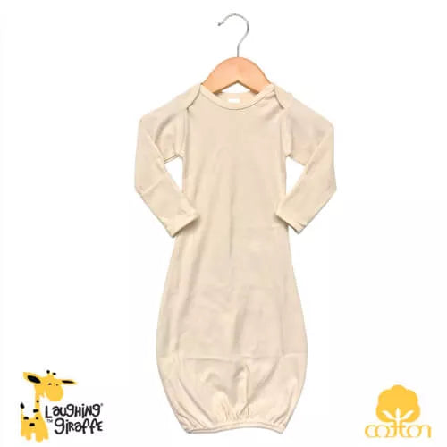 The Laughing Giraffe Baby Gown With Mittens Kids Blanks