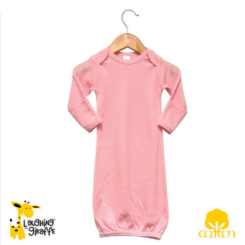 The Laughing Giraffe Baby Gown With Mittens Kids Blanks