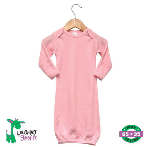 The Laughing Giraffe Baby Gown With Mittens Kids Blanks